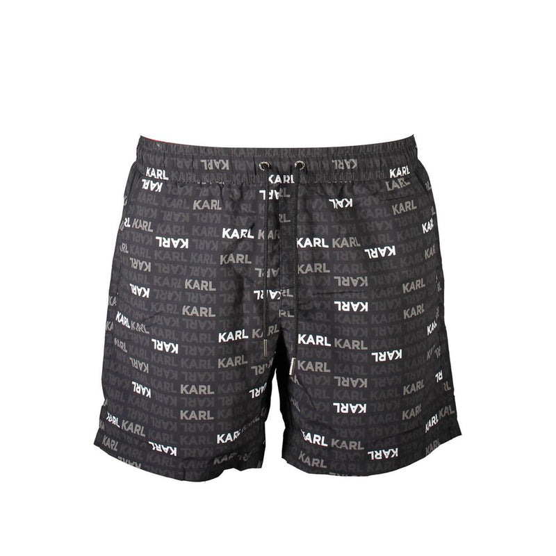 Karl Lagerfeld Swim Boxer in Black mens luxury fashion - Mens Edit