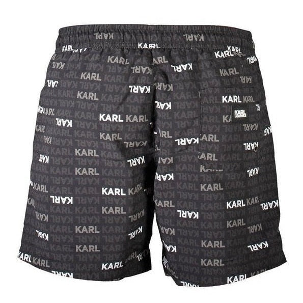 Karl Lagerfeld Swim Boxer in Black