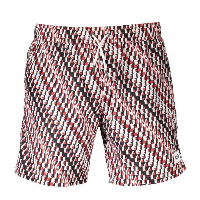 Karl Lagerfeld Black Polyester Men's Swim Boxer - Designer | Mens Edit