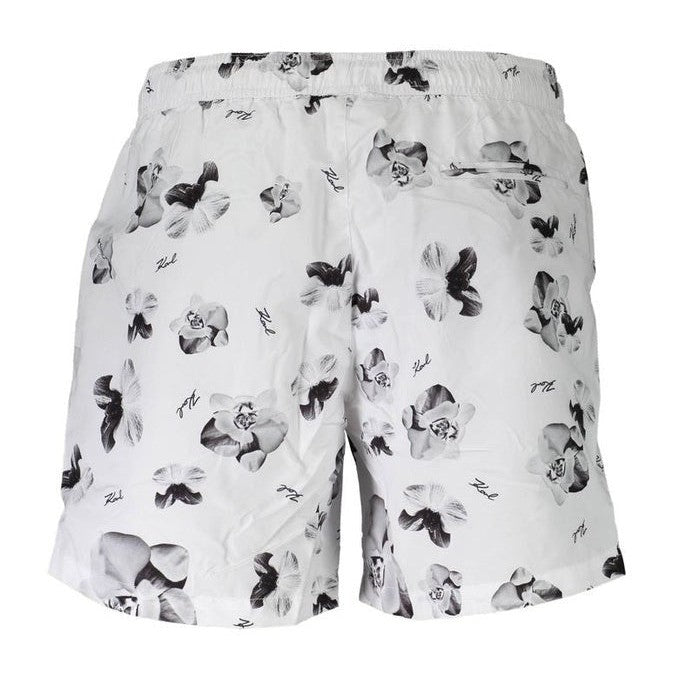 Karl Lagerfeld Shorts Κολύμβησης σε Λευκό