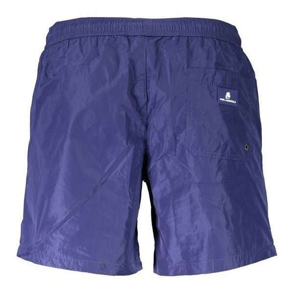 Karl Lagerfeld Swim Boxer Shorts in Blue