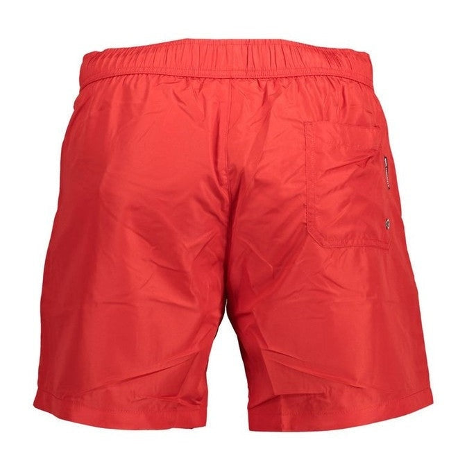 Karl Lagerfeld Rosso Swim Boxer Short in Red