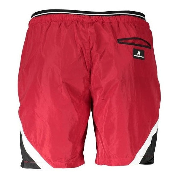 Karl Lagerfeld Swim Shorts in Red
