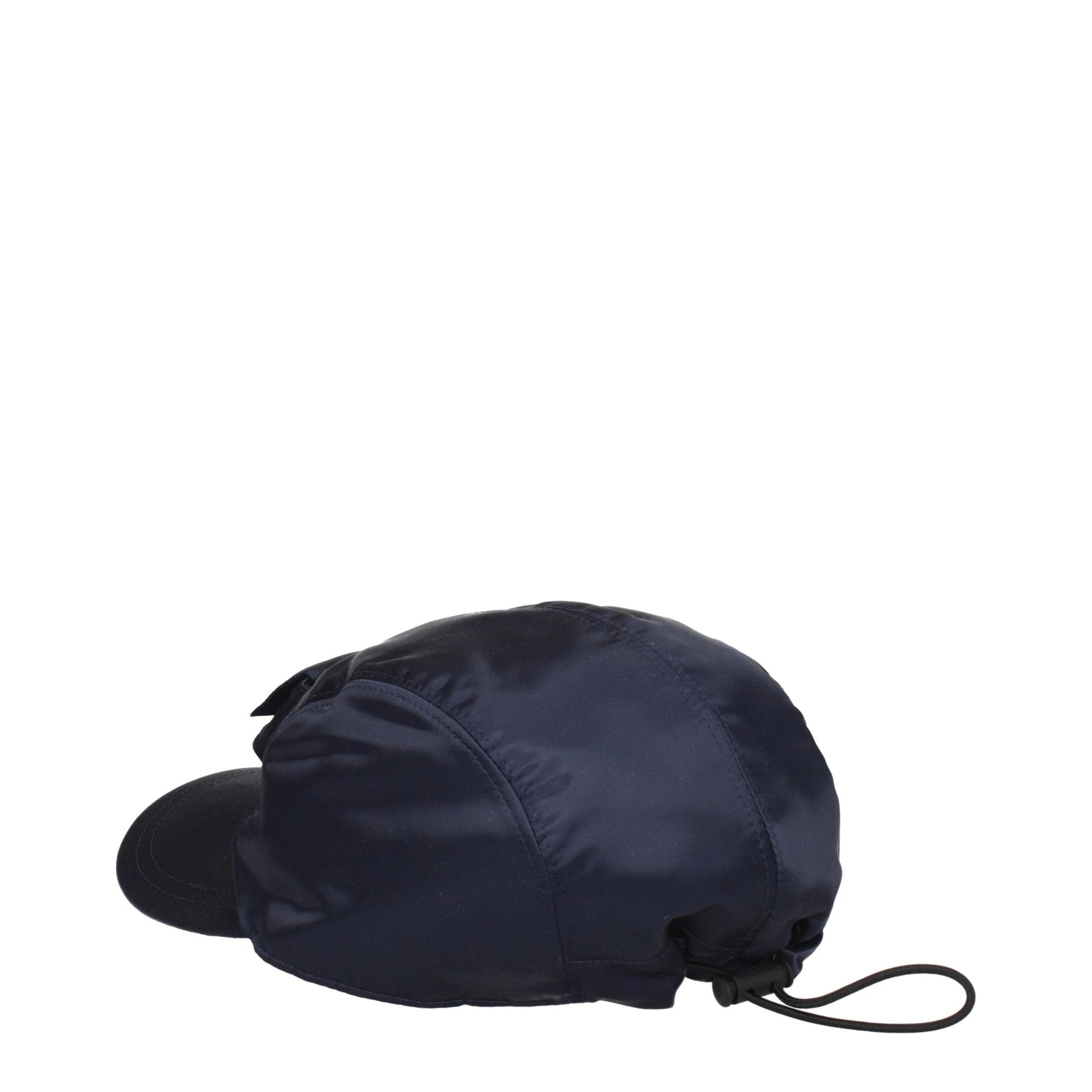 Fendi Polyamide Baseball Cap in Midnight Blue