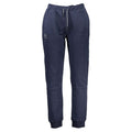 La Martina Blue Cotton Men's Elastic Waist Sweatpants - Designer | Mens Edit