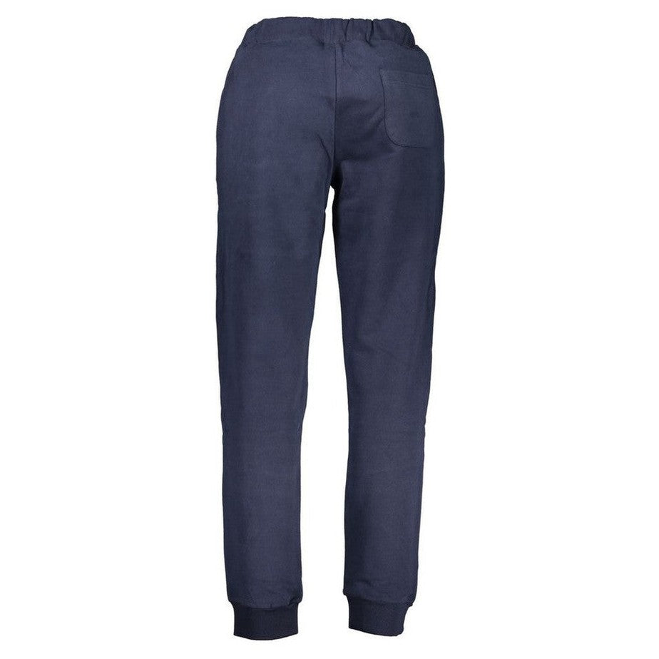 La Martina Blue Cotton Sweatpants
