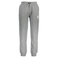 La Martina Grey Cotton Men's Drawstring Sweatpants - Designer | Mens Edit