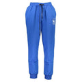 La Martina Blue Cotton Men's Sweatpants - Luxury Designer | Mens Edit