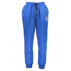 La Martina Blue Cotton Men's Sweatpants - Luxury Designer | Mens Edit
