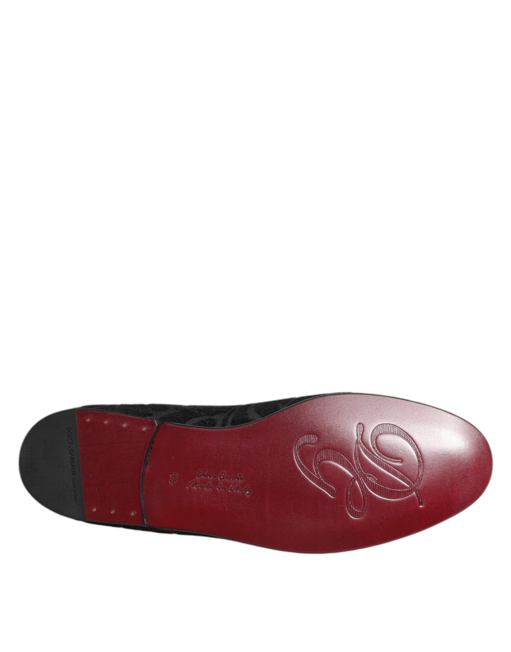 Dolce & Gabbana Brocade Loafers in Black