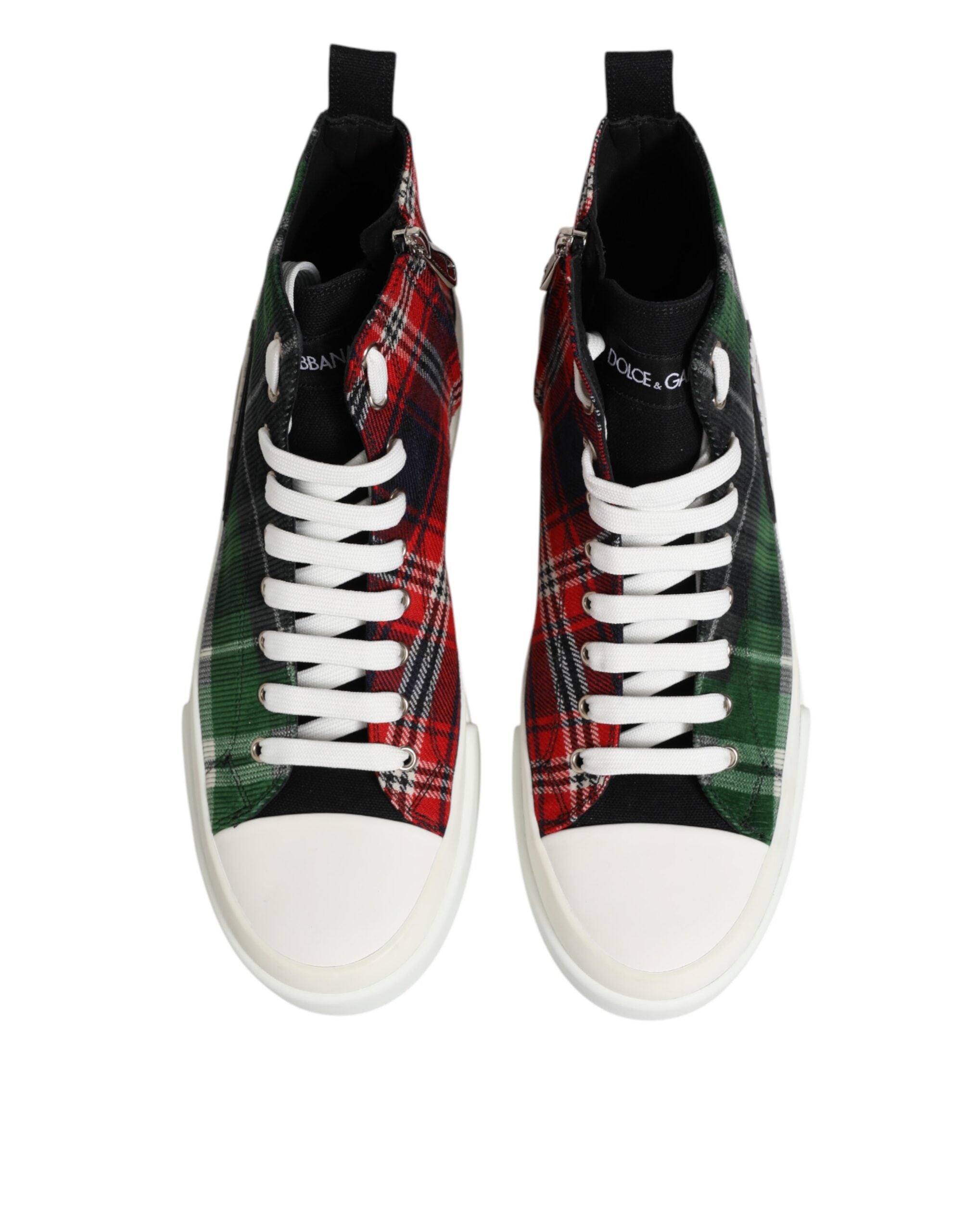 Dolce & Gabbana Multicolor High Top Sneakers