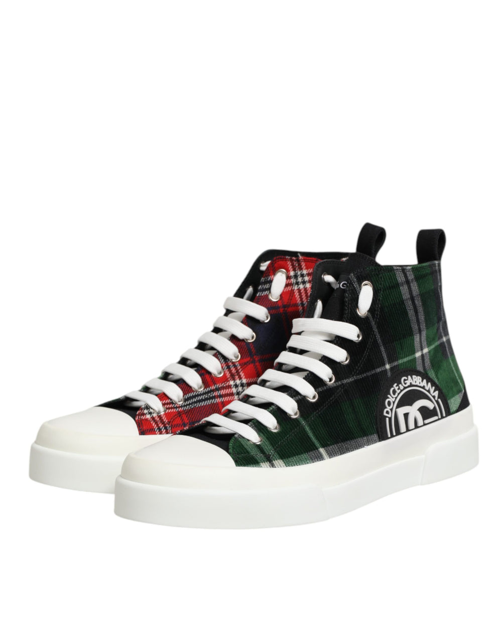 Dolce & Gabbana Multicolor High Top Sneakers