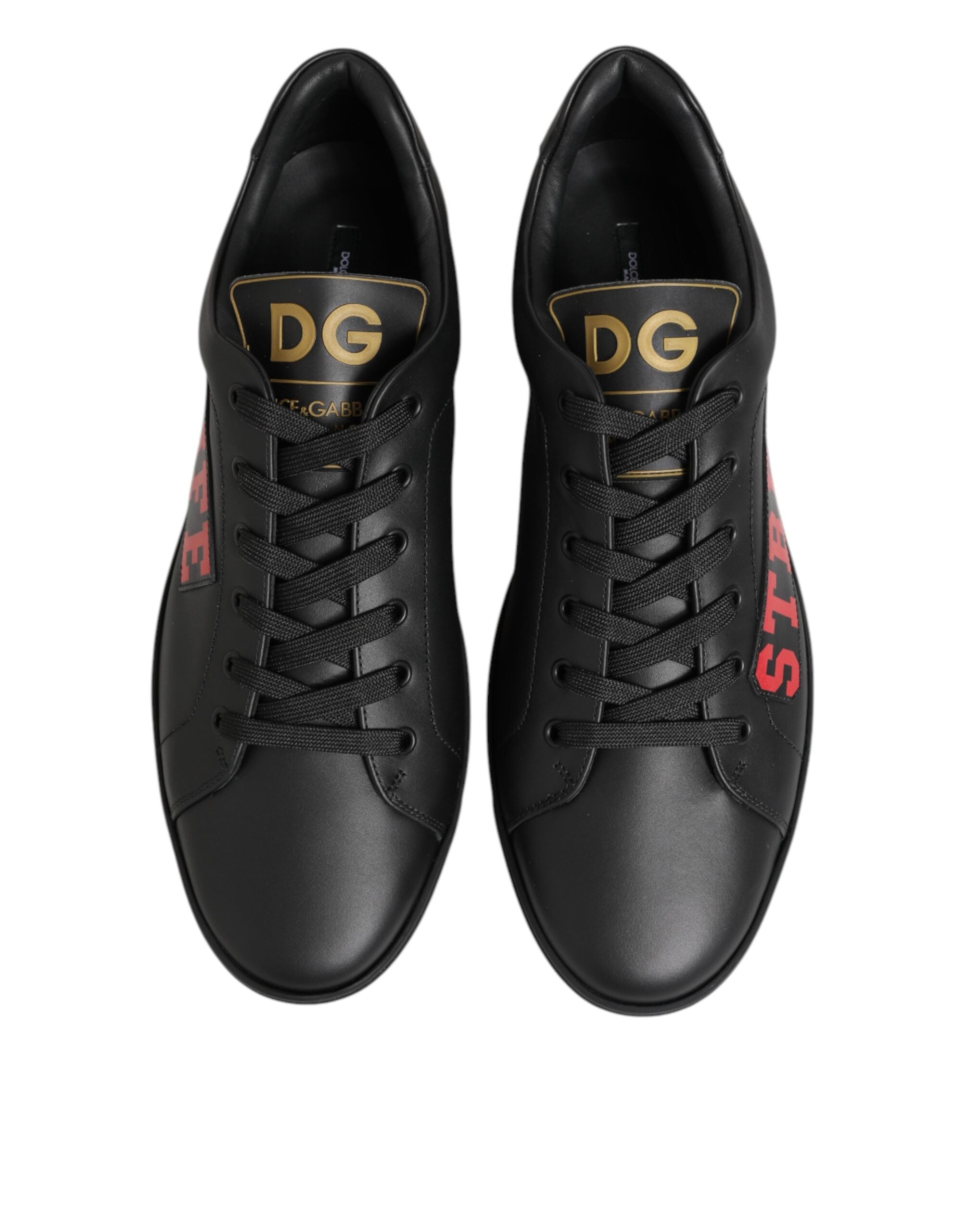 Dolce & Gabbana Street Life Low-Top Sneakers in Black