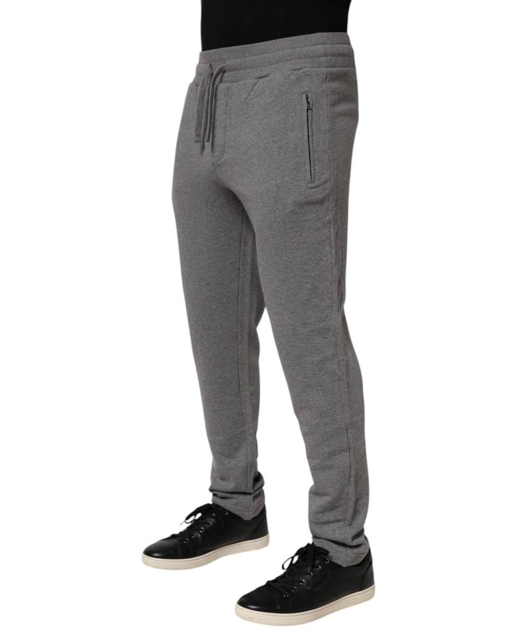 Dolce & Gabbana Cotton Jogger Sweatpants in Gray