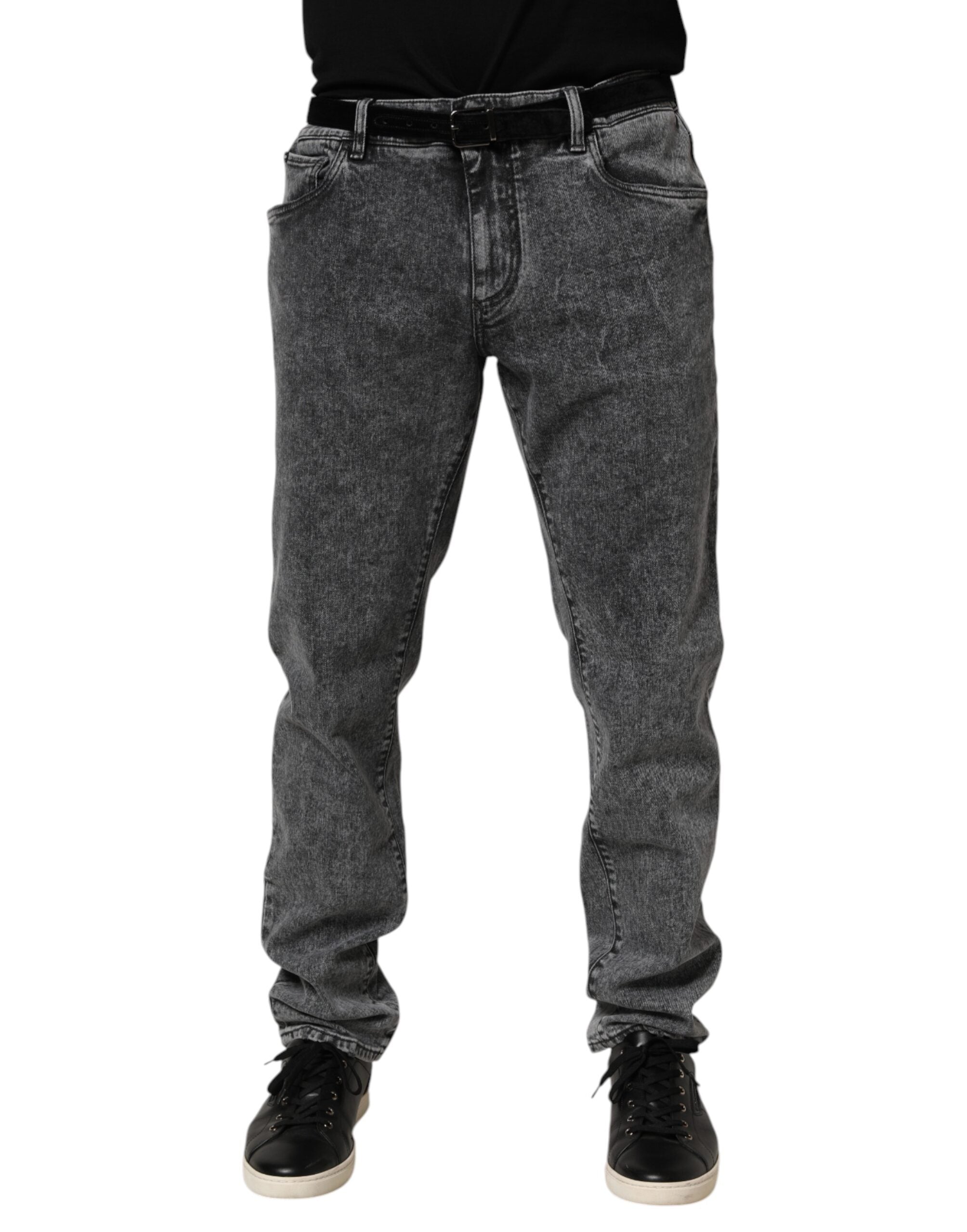 Dolce & Gabbana Jeans Slim Fit από Denim σε Γκρι