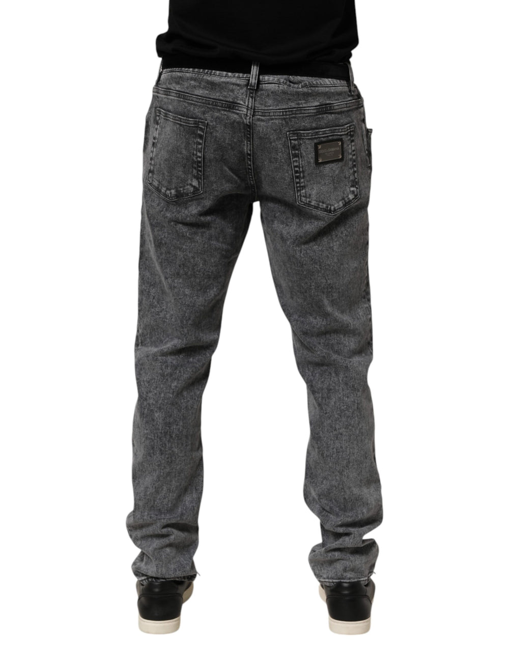 Dolce & Gabbana Slim Fit Denim Jeans in Gray