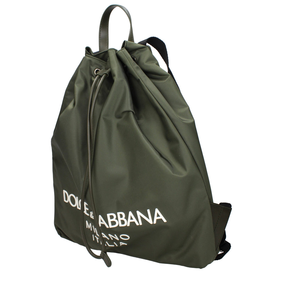 Dolce & Gabbana Nylon Backpack in Green