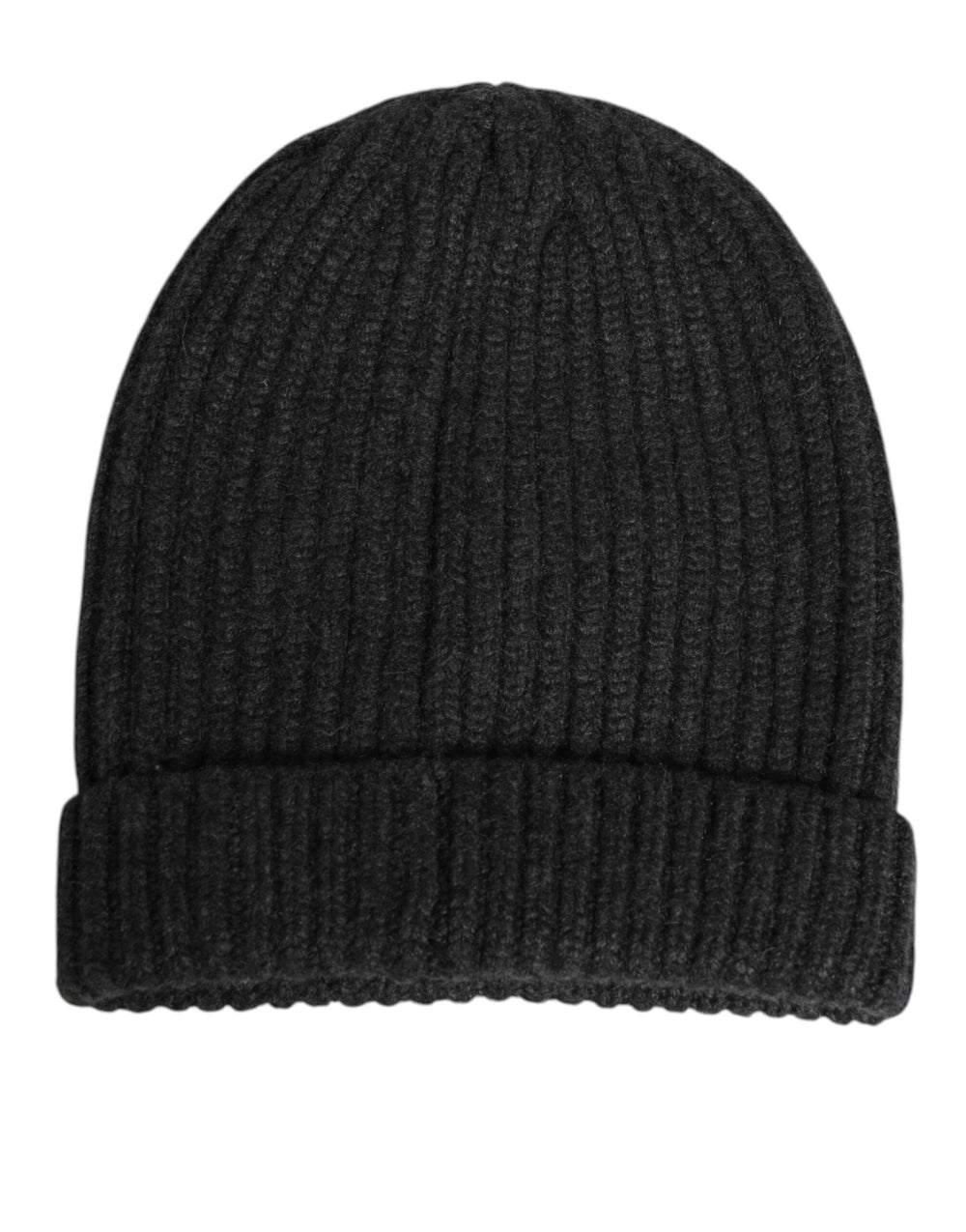 Dolce & Gabbana Cashmere Ribbed Beanie in Black