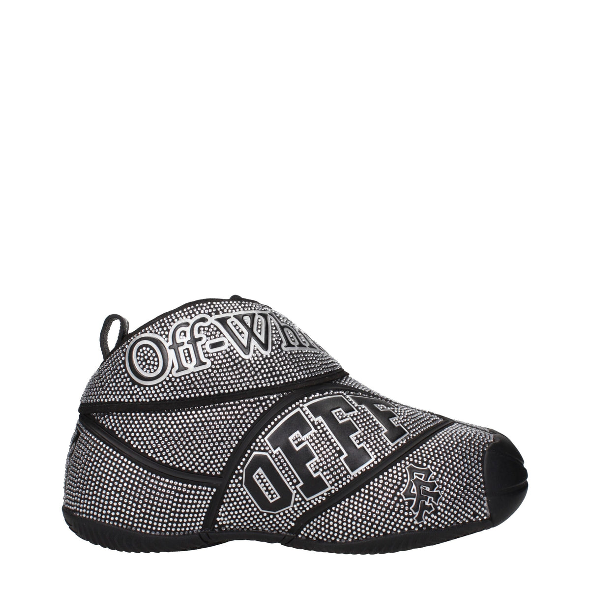 Black Cotton Sneakers