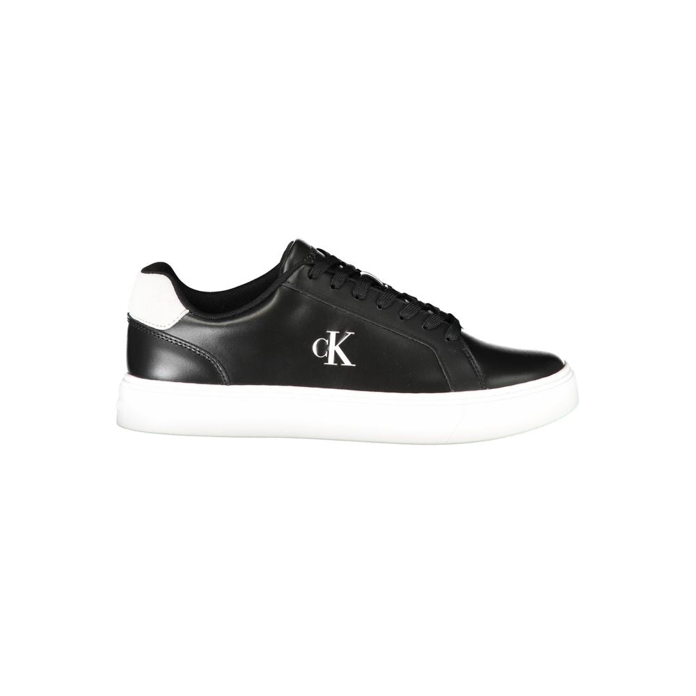 Black Polyurethane Men Sneaker mens luxury fashion - Mens Edit