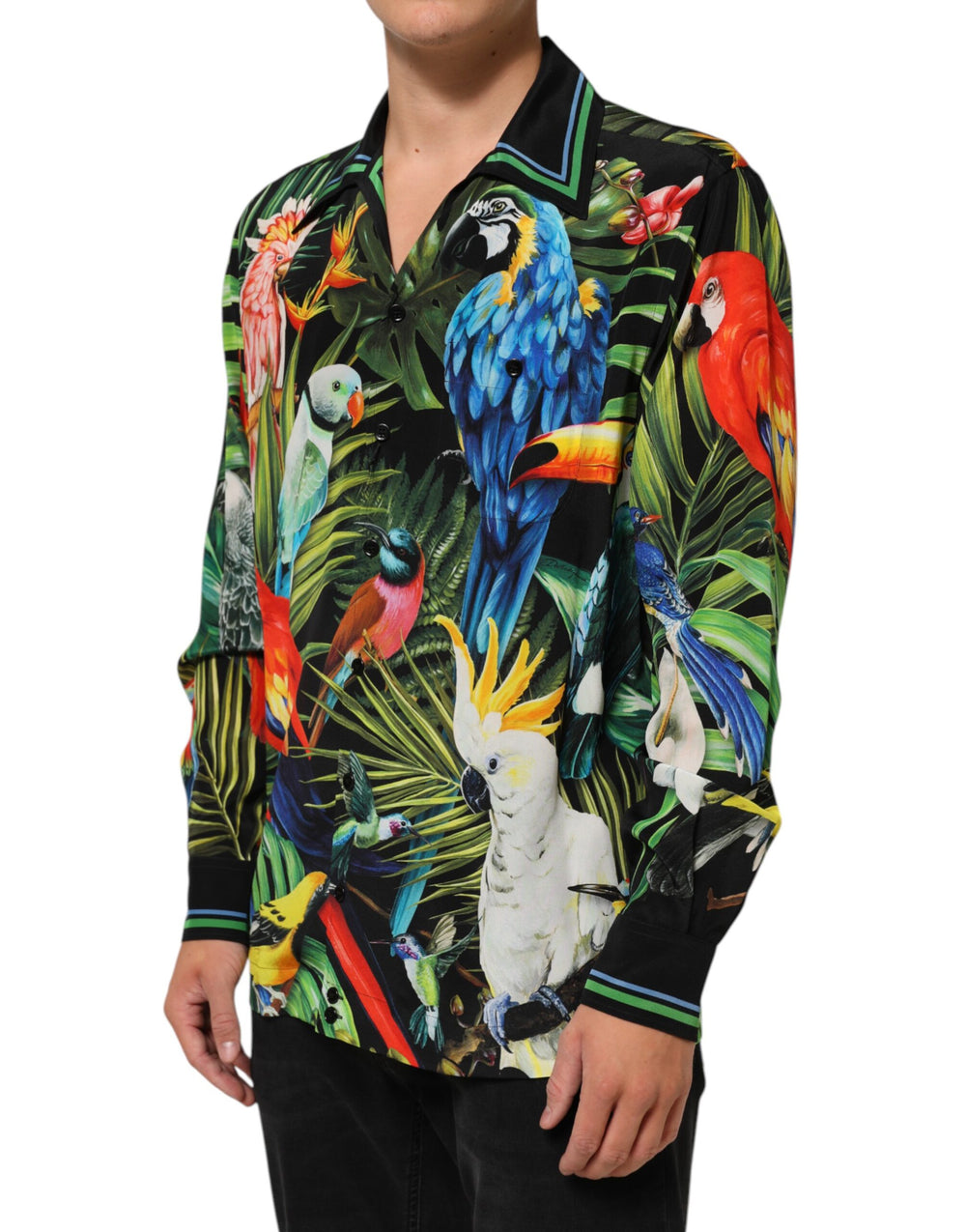 Dolce & Gabbana Silk Casual Shirt in Multicolor