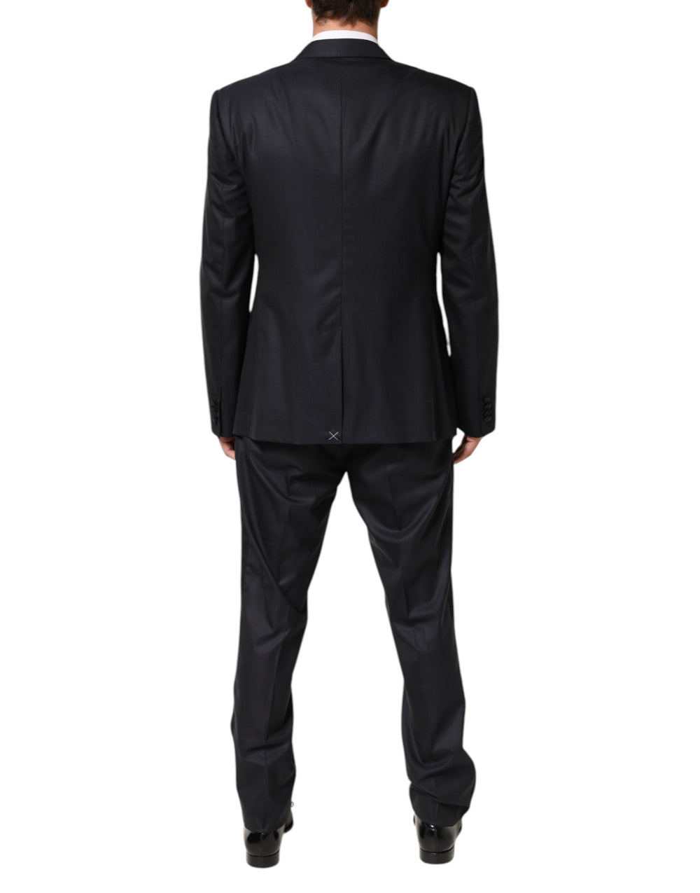 Dolce & Gabbana Virgin Wool Three-Piece Suit in Black