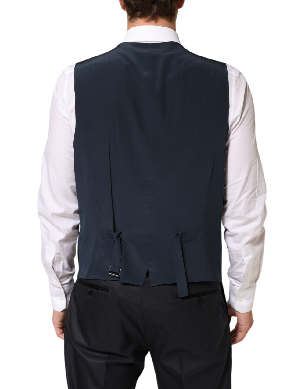Dolce & Gabbana Virgin Wool Three-Piece Suit in Black