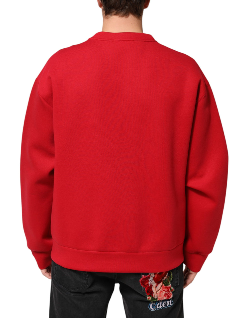 Dolce & Gabbana Cotton Sweatshirt in Red