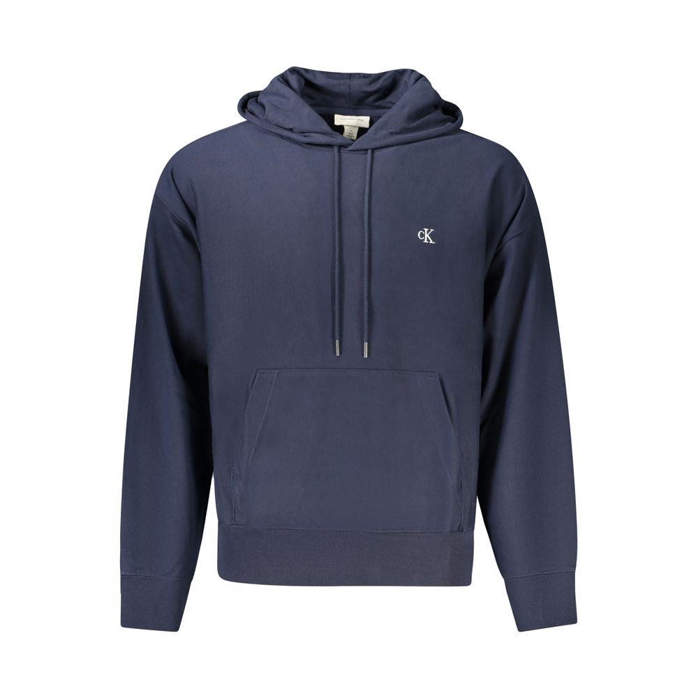 Blue Cotton Men's Hoodie mens luxury fashion - Mens Edit