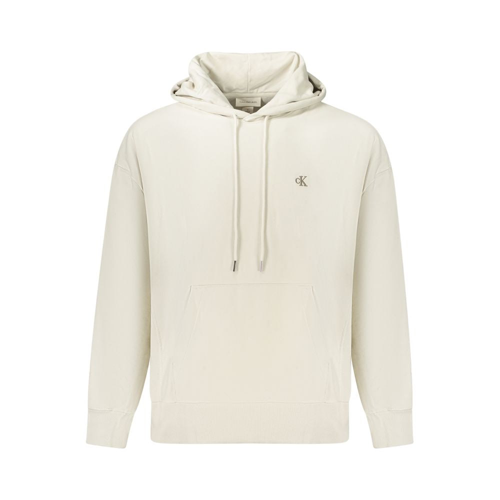Beige Cotton Men's Hoodie mens luxury fashion - Mens Edit