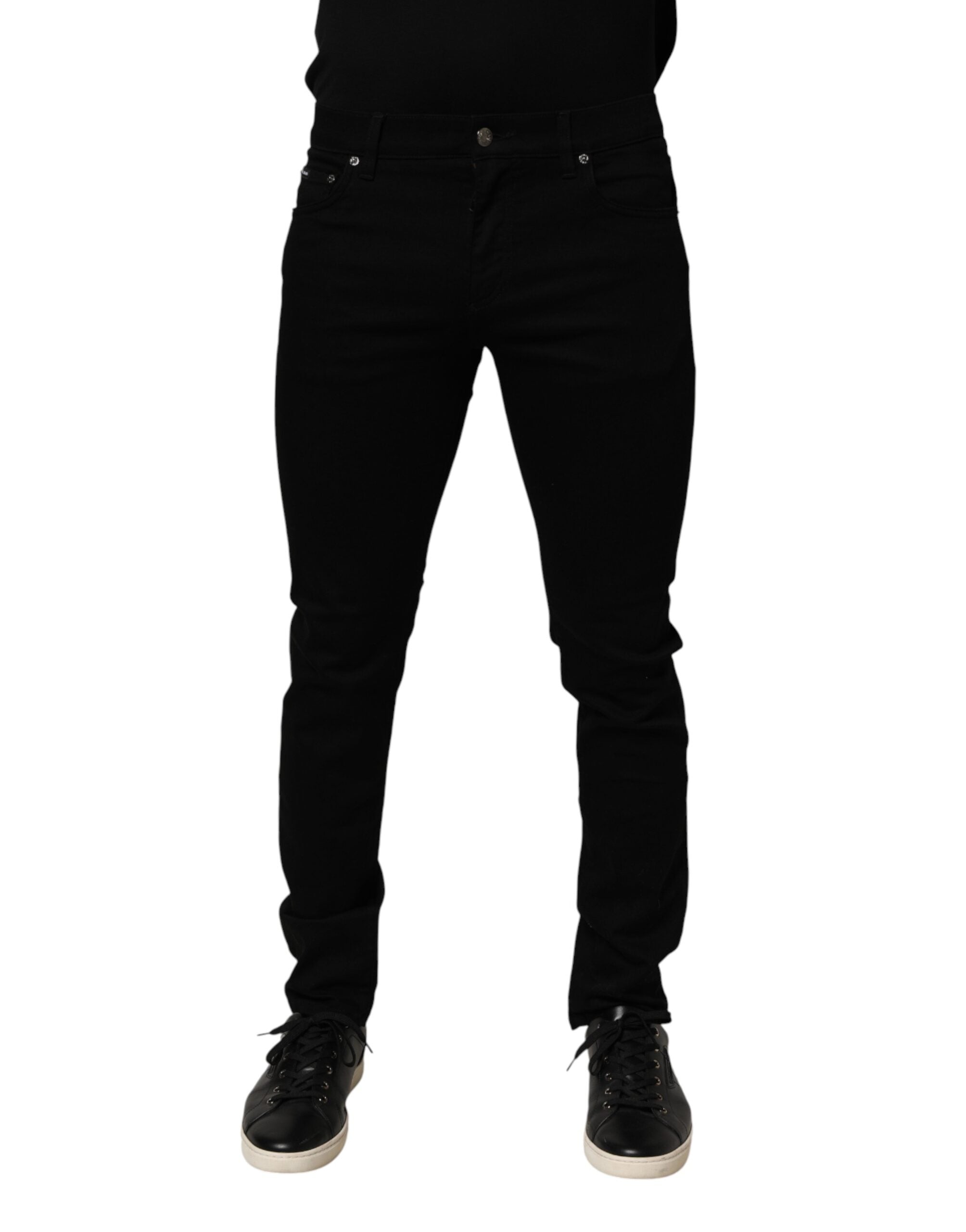 Dolce & Gabbana Slim Fit Jeans in Black