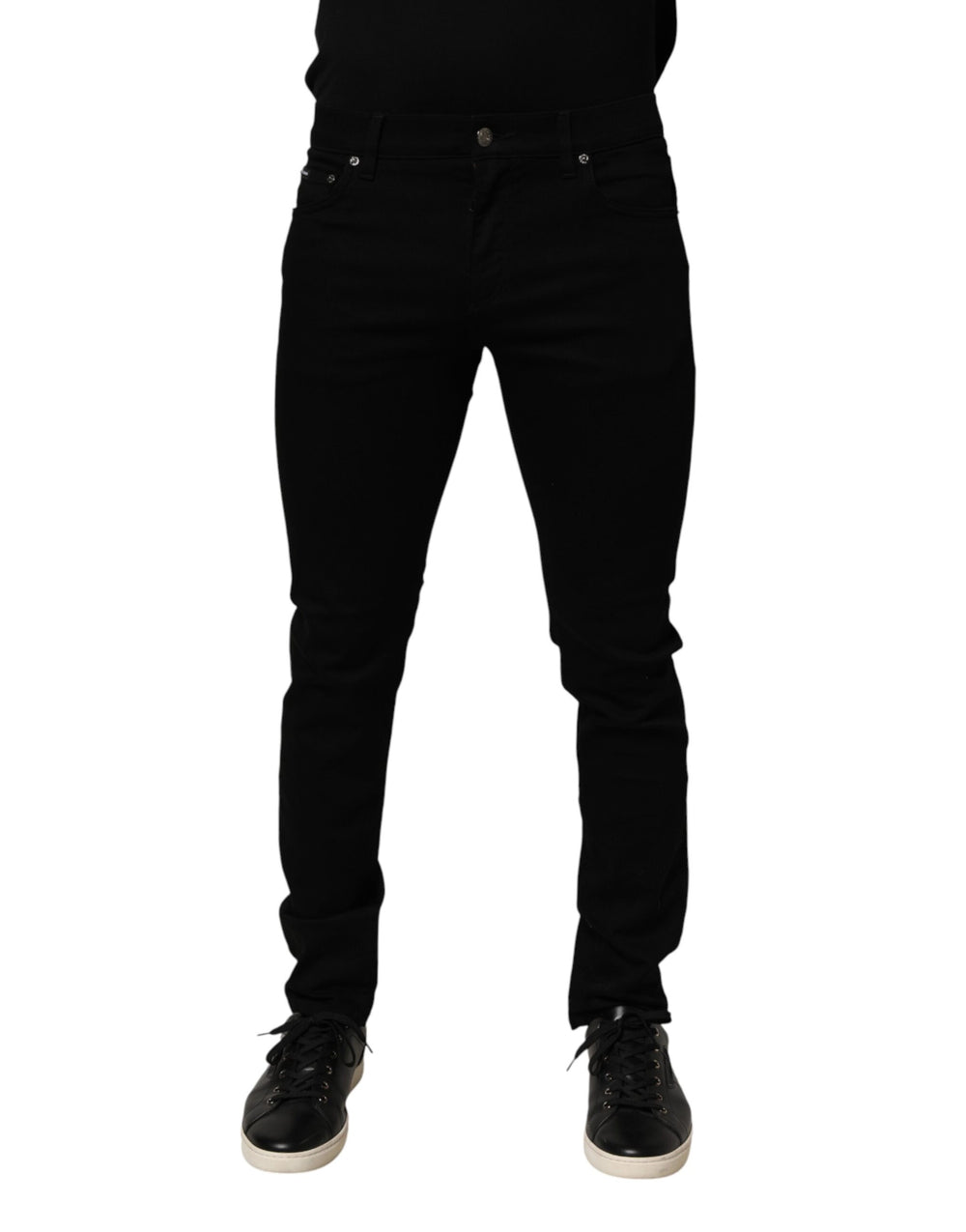 Dolce & Gabbana Slim Fit Jeans in Black