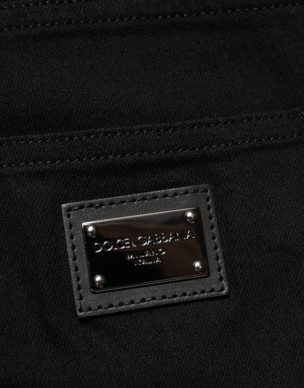 Dolce & Gabbana Slim Fit Jeans in Black
