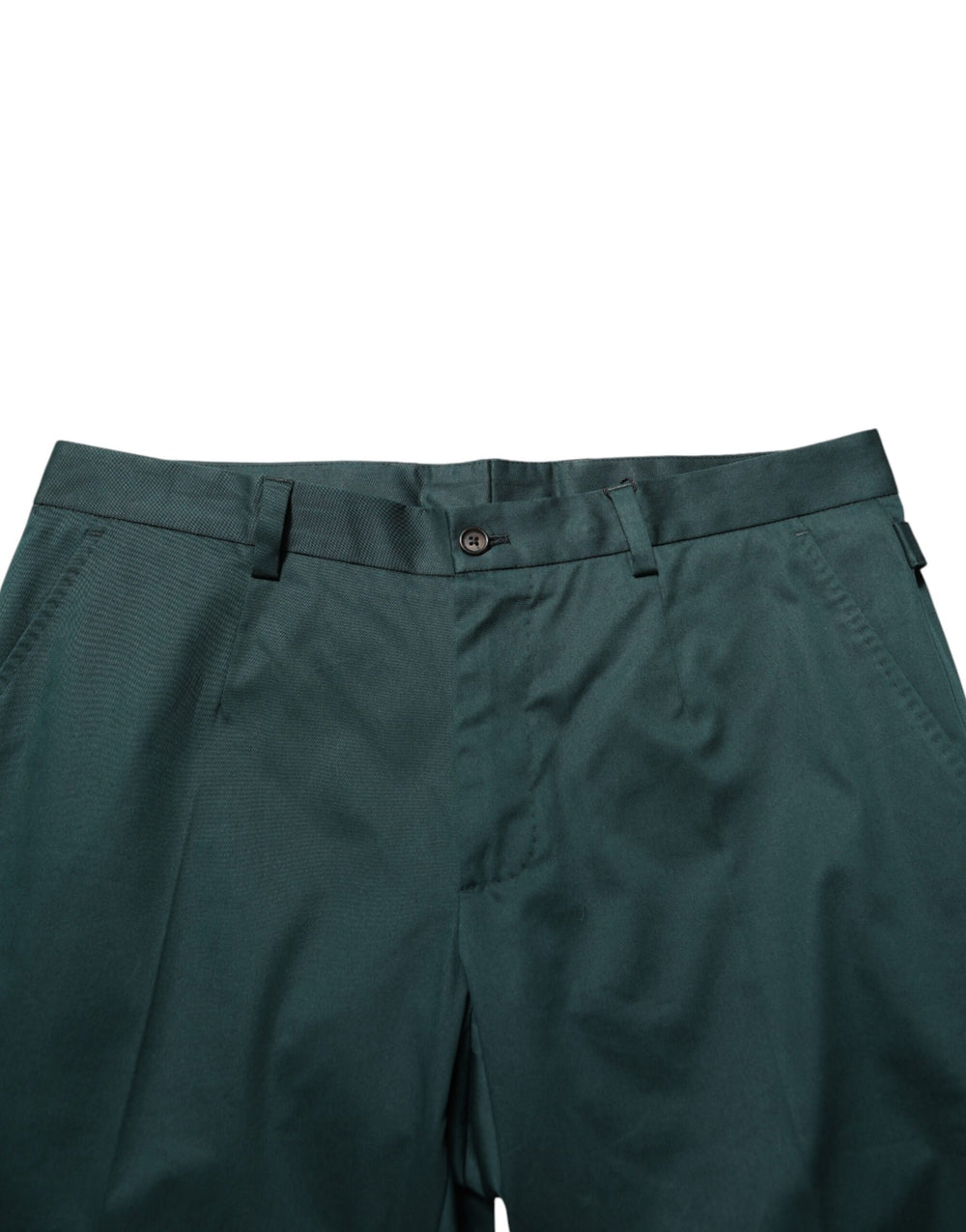 Dolce & Gabbana Cotton Formal Trousers in Green
