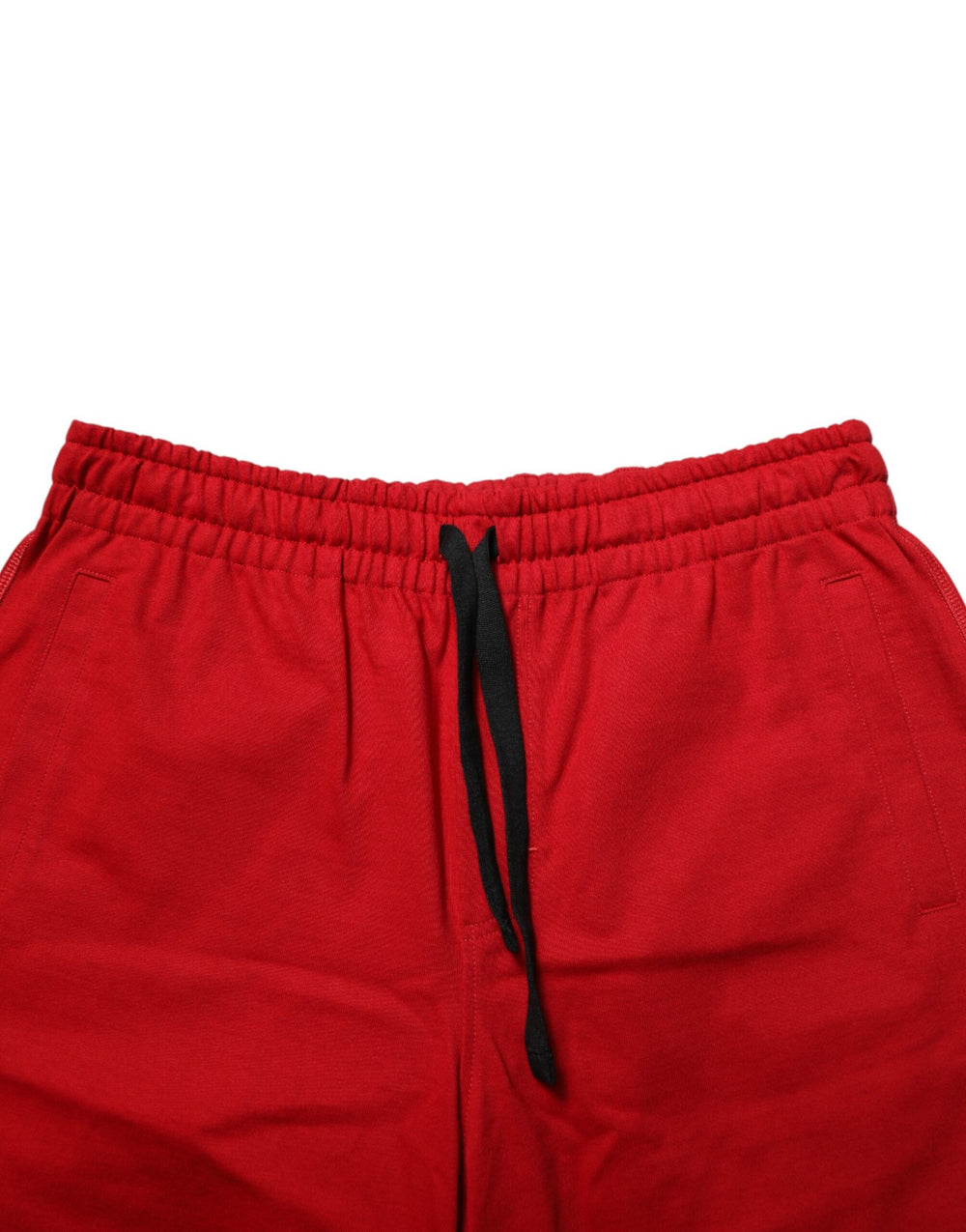 Dolce & Gabbana 100% Cotton Bermuda Shorts in Red