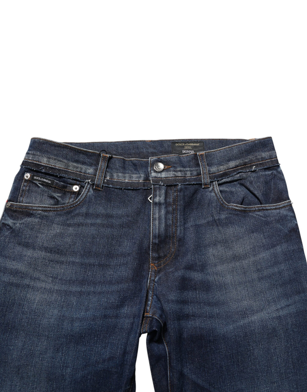 Dolce & Gabbana Stretch Denim Skinny Jeans in Blue