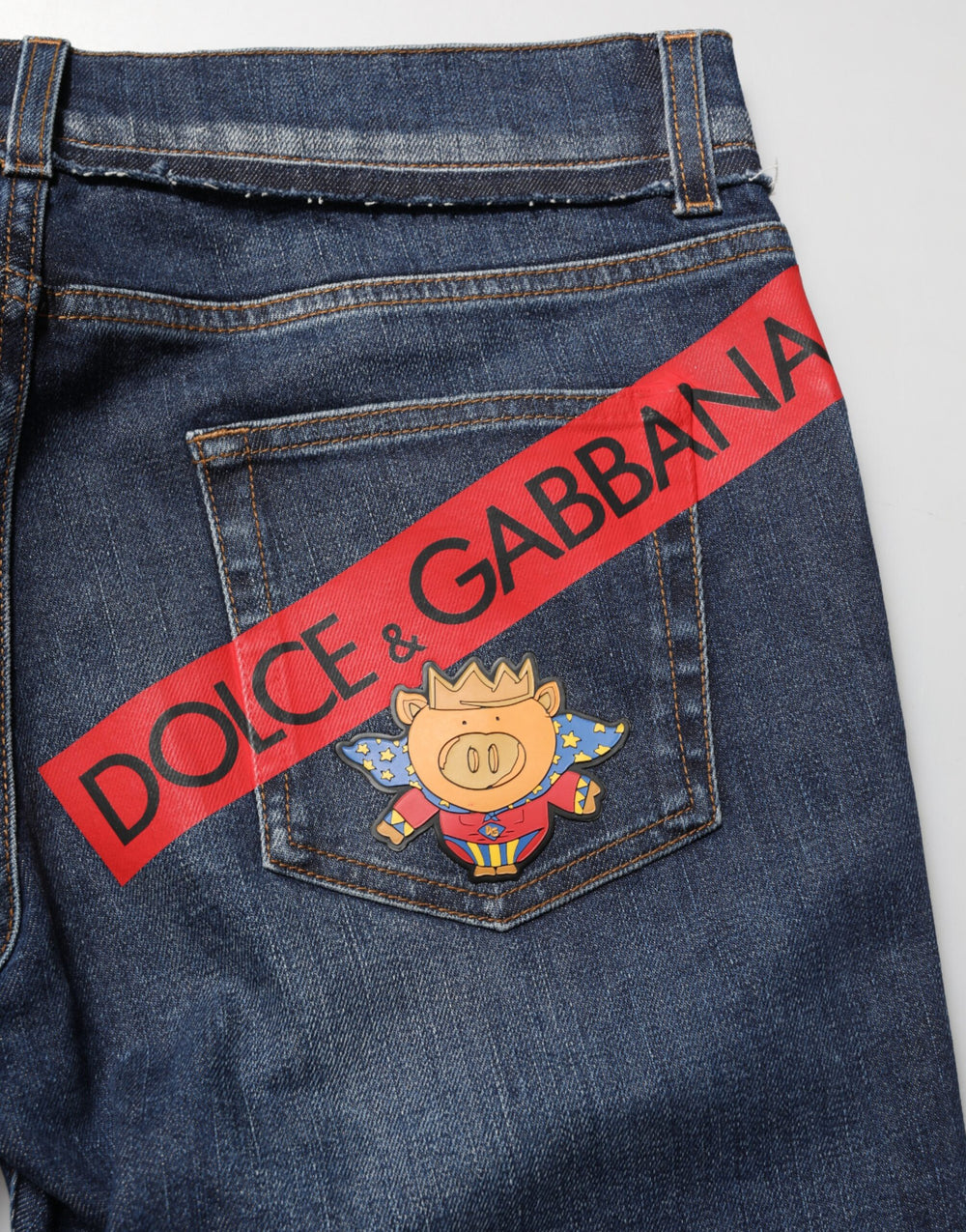 Dolce & Gabbana Stretch Denim Skinny Jeans in Blue