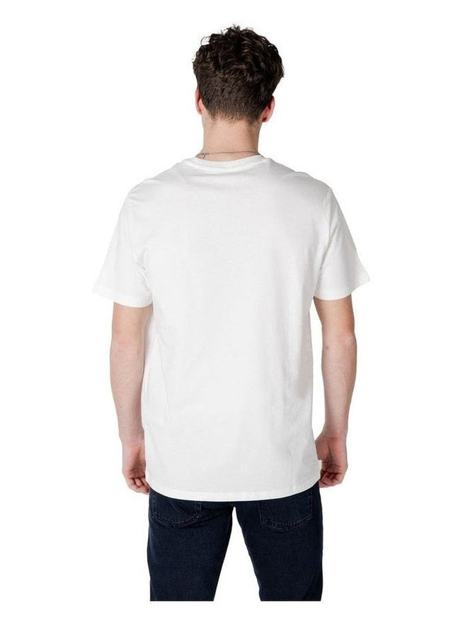 Armani Exchange T-shirt Combed-Cotton-Jersey Minimalist-Relaxed-Comfort-Textured-Plus