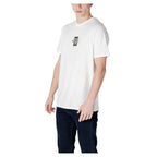 Armani Exchange White Combed Cotton T-Shirt