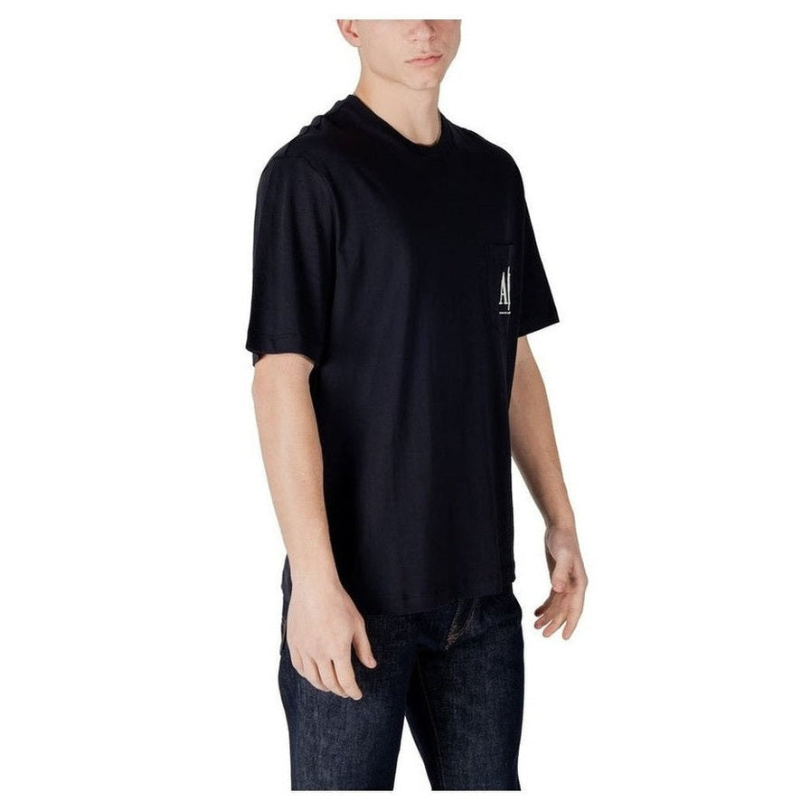 Armani Exchange Βαμβακερό T-Shirt σε Μπλε