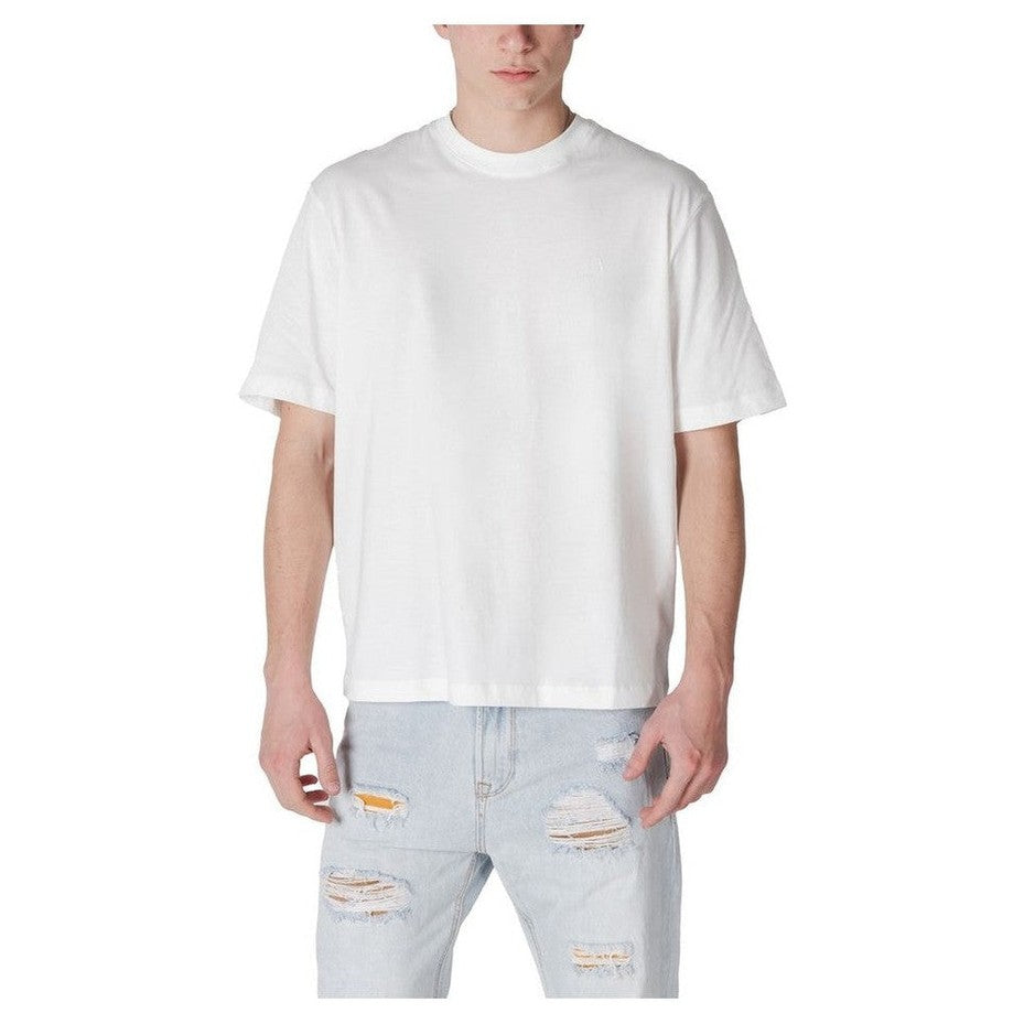Armani Exchange White Cotton Men's T-Shirt Style 3 - Designer | Mens Edit