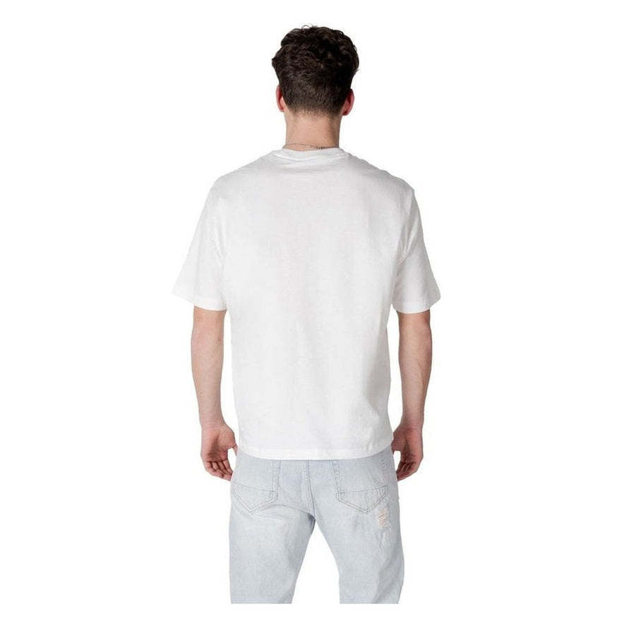 Armani Exchange White Cotton T-Shirt