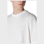 Armani Exchange White Cotton T-Shirt