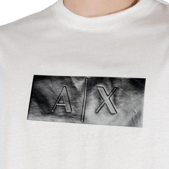 Armani Exchange White Cotton T-Shirt
