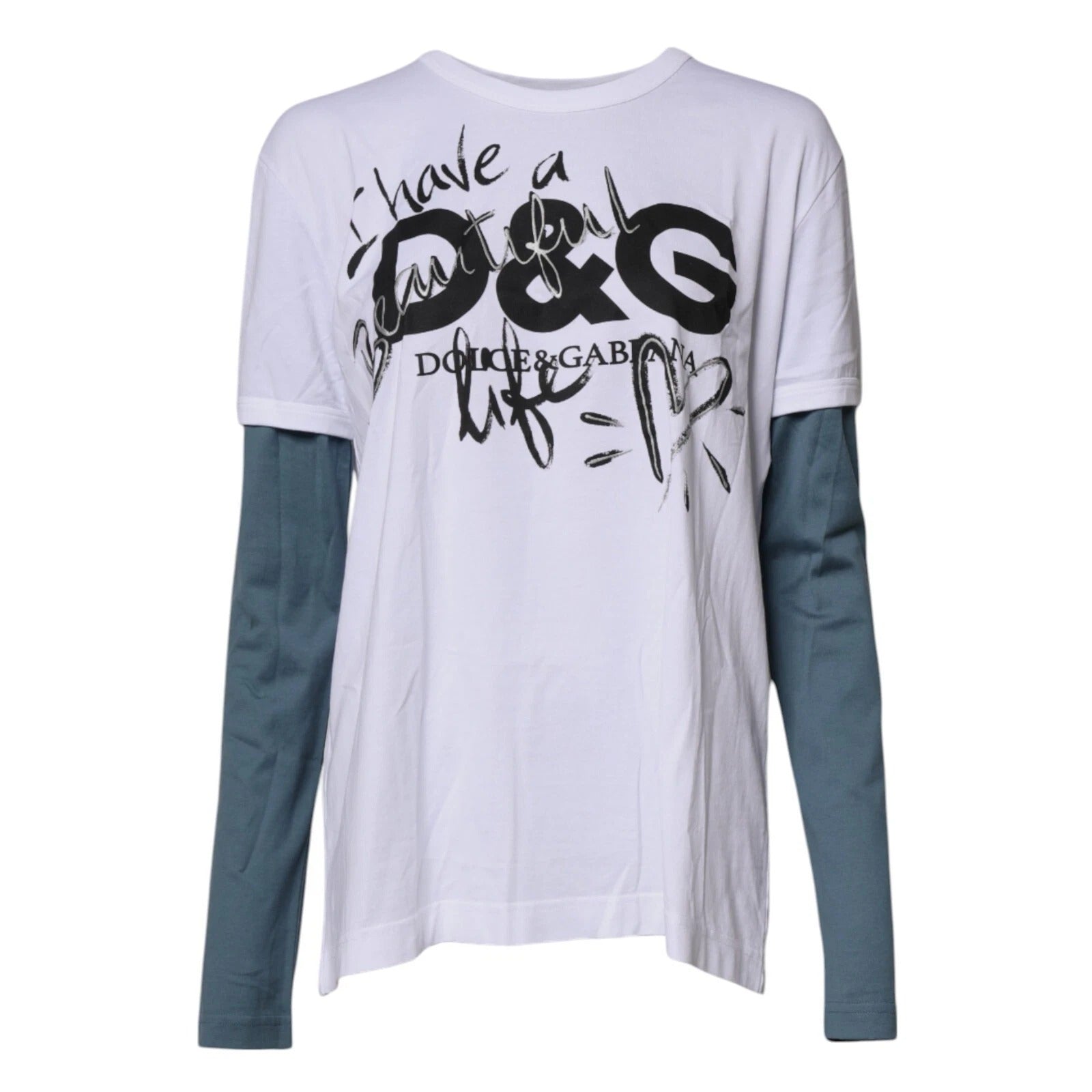 White Graphic Print Cotton Crew Neck T-shirt mens luxury fashion - Mens Edit