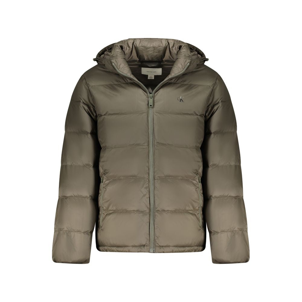Marrone Poliammide Men's Jacket mens luxury fashion - Mens Edit