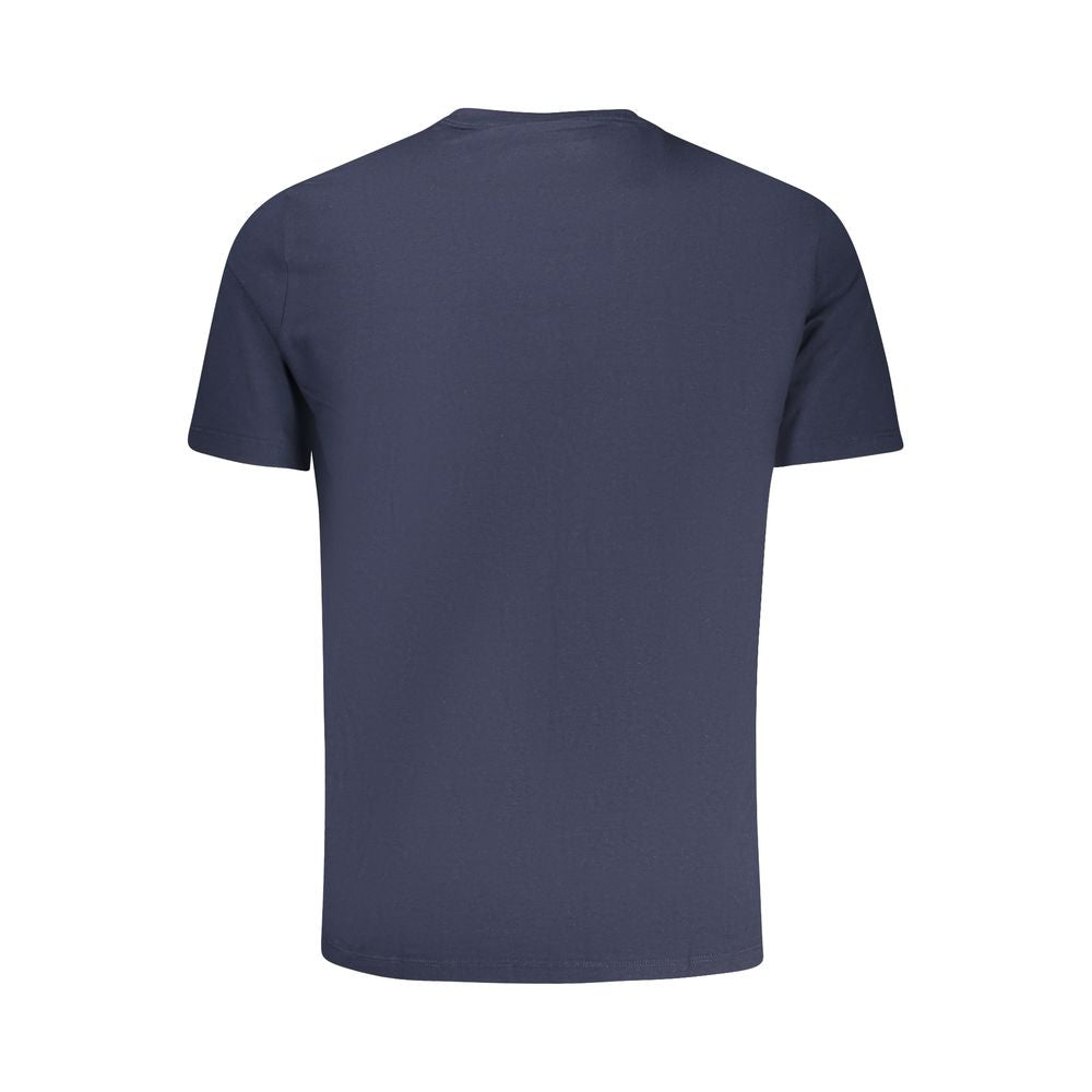 Calvin Klein Μπλε Βαμβακερό T-Shirt