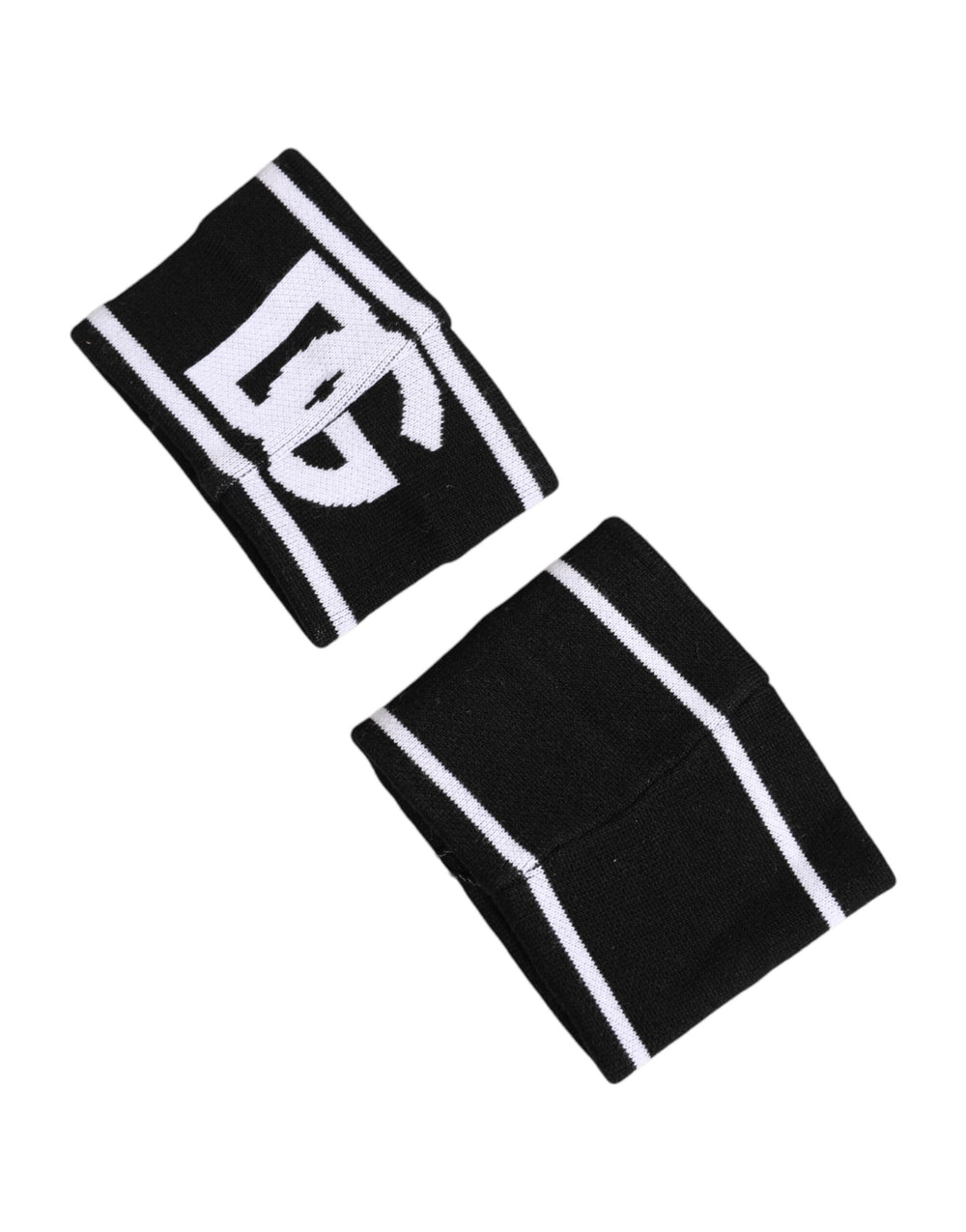 Dolce & Gabbana Cotton Wristband Set in Black and White