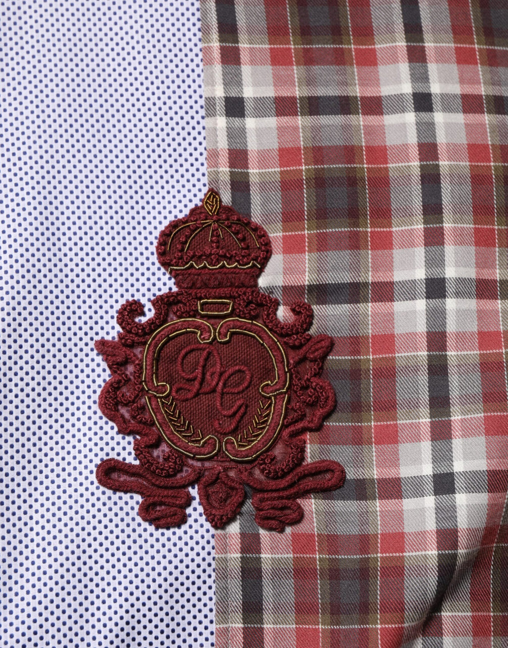 Dolce & Gabbana Multicolor Checkered Cotton Shirt