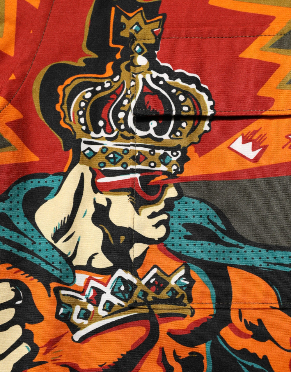 Dolce & Gabbana Cotton Shirt in Green Multicolour